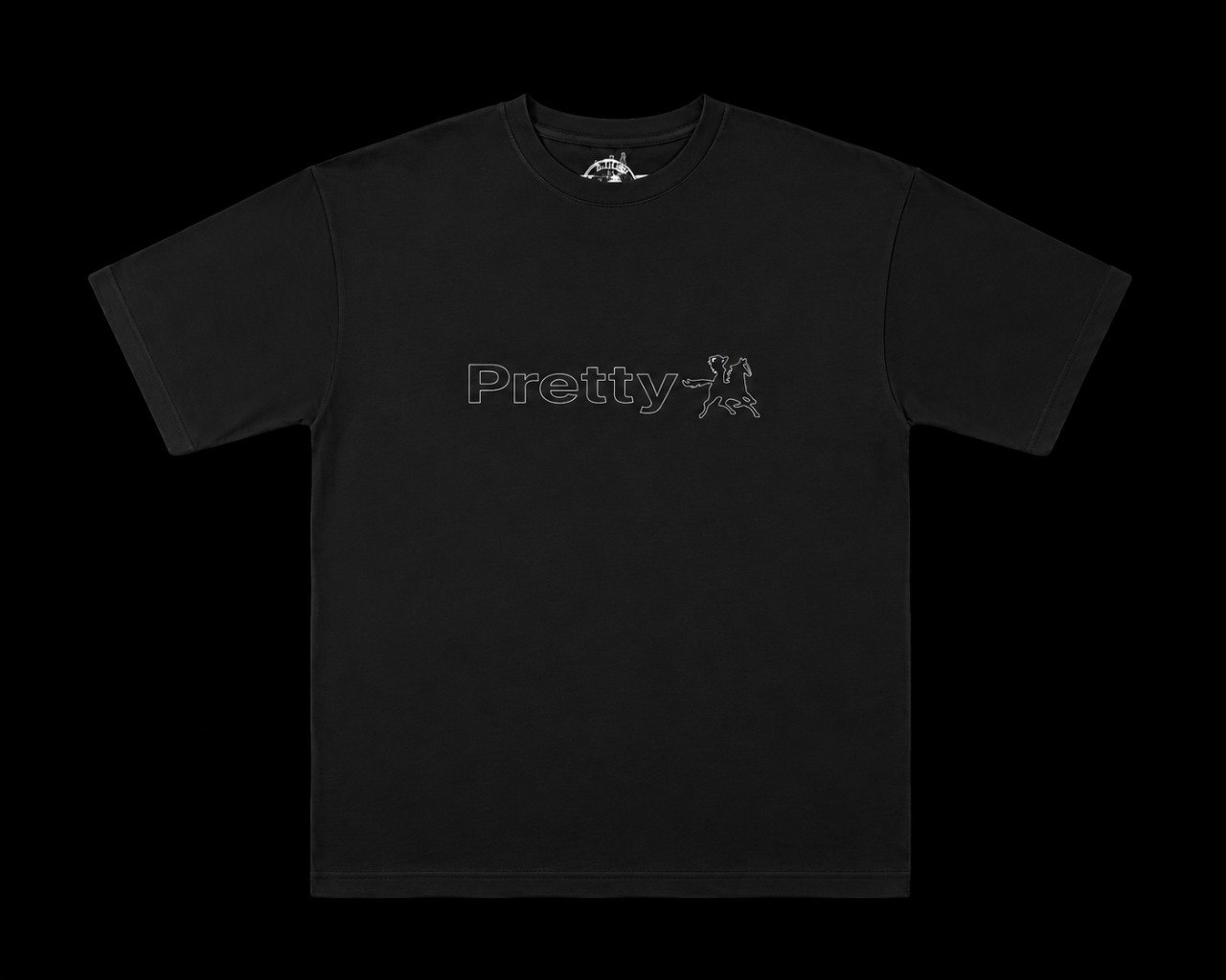 «Pretty Logo» Black Tee